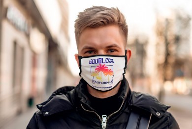 FaceMask Antifluidos ajustable Godbless
